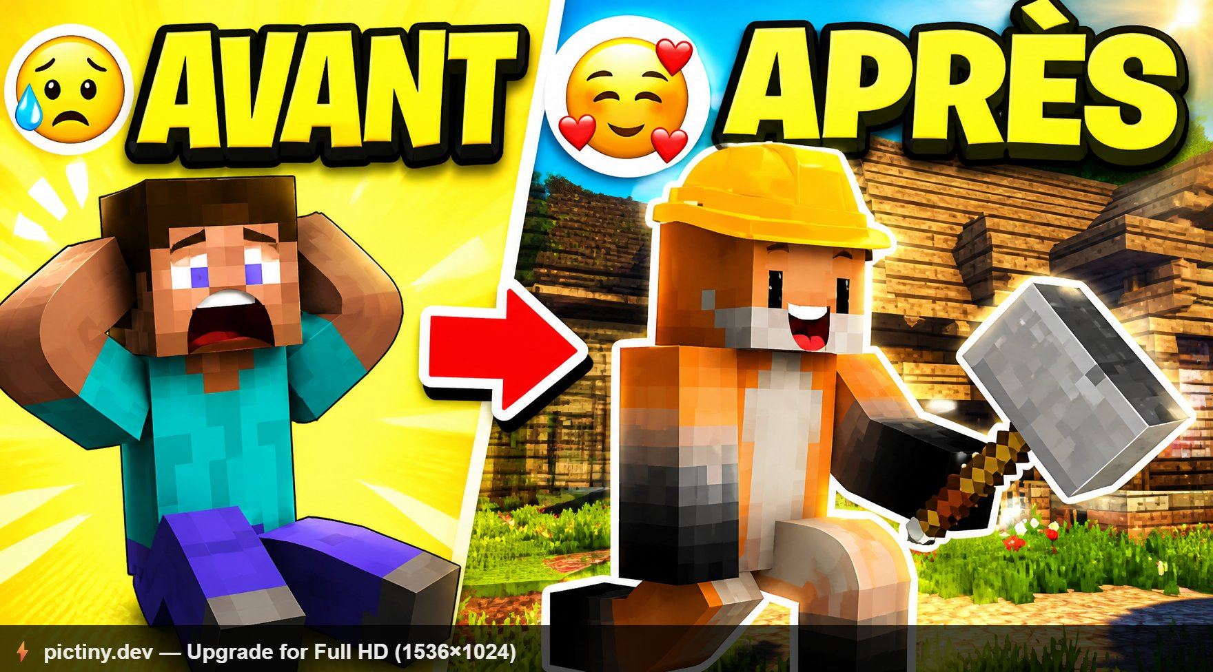 Minecraft HD thumbnail audit example